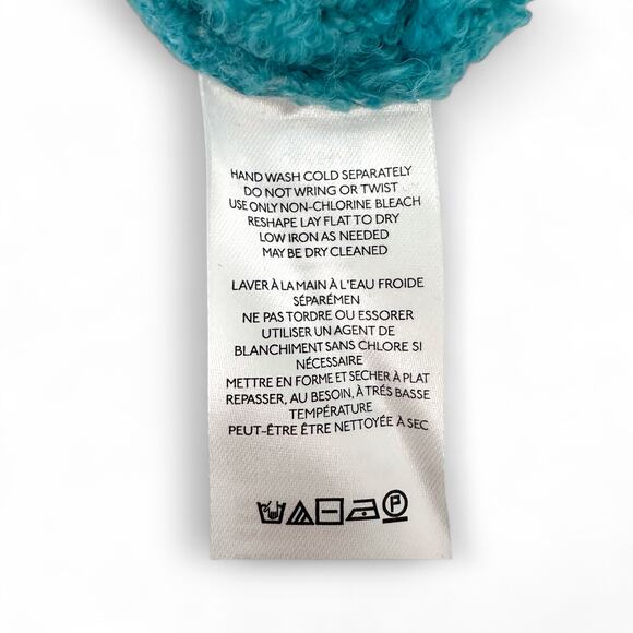 Urban Outfitters Women's NWT UO Avril Cropped Mock Neck Sweater Size M Teal Blue - Picture 9 of 11